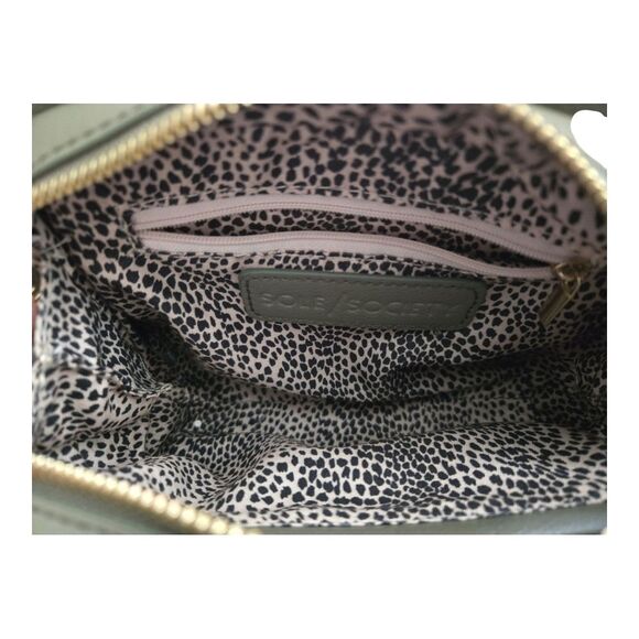 Sole Society Elegant Green Women's Crossbody Bag - Picture 7 of 9